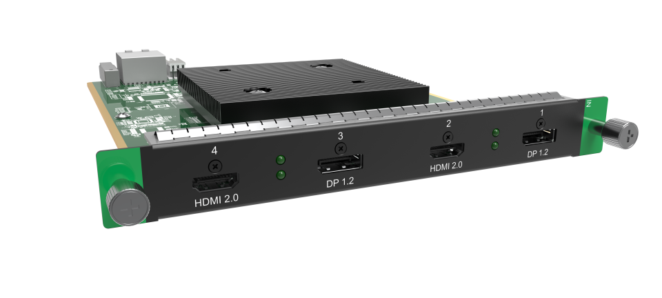 12 H_2*HDMI2.0 + 2*DP1.2 input card Plug-in
